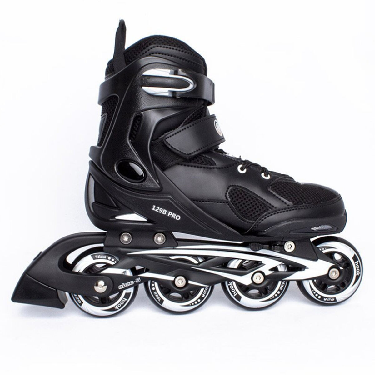 Patines Roller en línea Fitness Adulto Negro Talla S Hook
