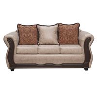 Sofá Black Factory Sofia 3 Cuerpos Beige