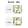 Bañera con Termómetro Cojín Premium Verde LuBabycas