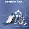 Resbalin Columpio 5 en 1 con Accesorios Rosado Lubabycas
