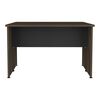 Escritorio Recto TuHome Home Office Negro Soft Coñac