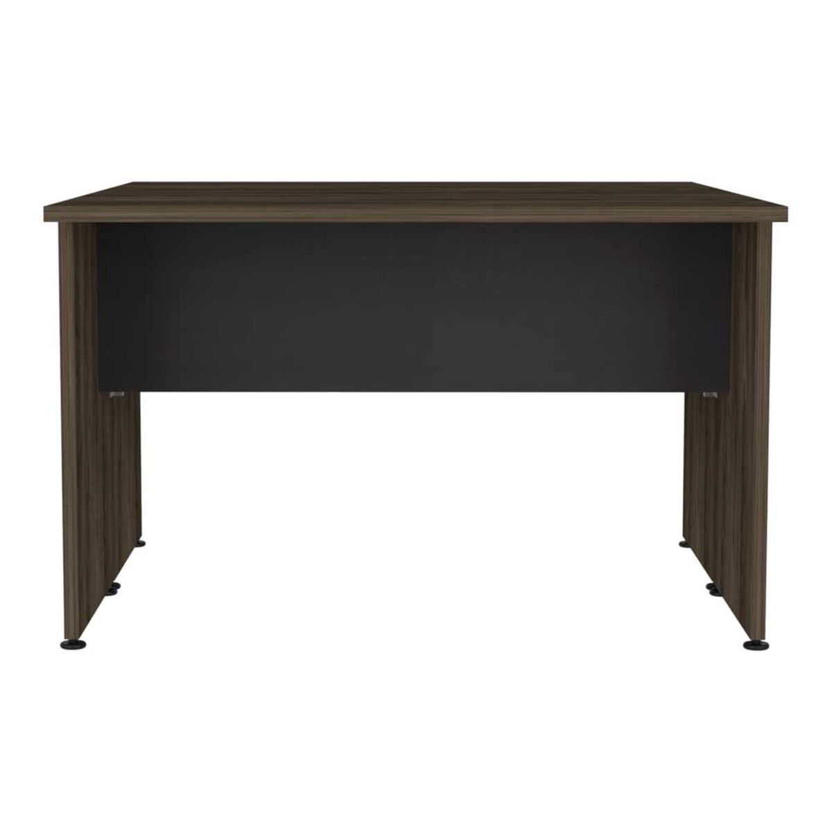 Escritorio Recto TuHome Home Office Negro Soft Coñac