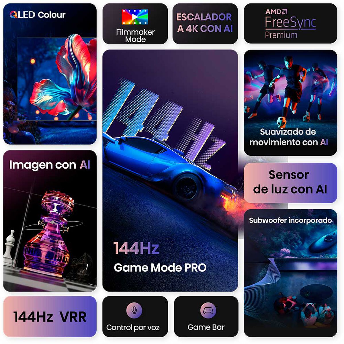 QLED Hisense 55Q7QG 55" Ultra HD 4K