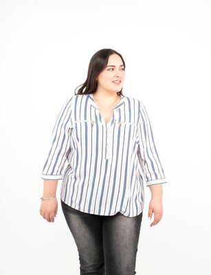 Imagen 1 del producto Blusa Manga Larga Mujer Extralindas Azul, Crudo, Negro, Verde