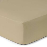 Sábana Inferior Elements & Co 200 Hilos 1 Plaza Liso Tostado