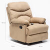 Berger Daniels Reclinable Masaje Micro Mocha