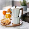 Cafetera Italiana Simple Cook Siena 6 Tazas Plata