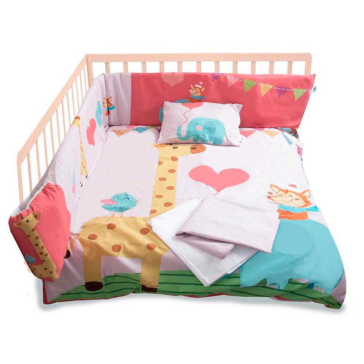 Set de Cuna Jirafa 5 Piezas Bebesit