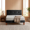 Cama Europea Latam Home 1 Plaza Zen Best Negro + Respaldo
