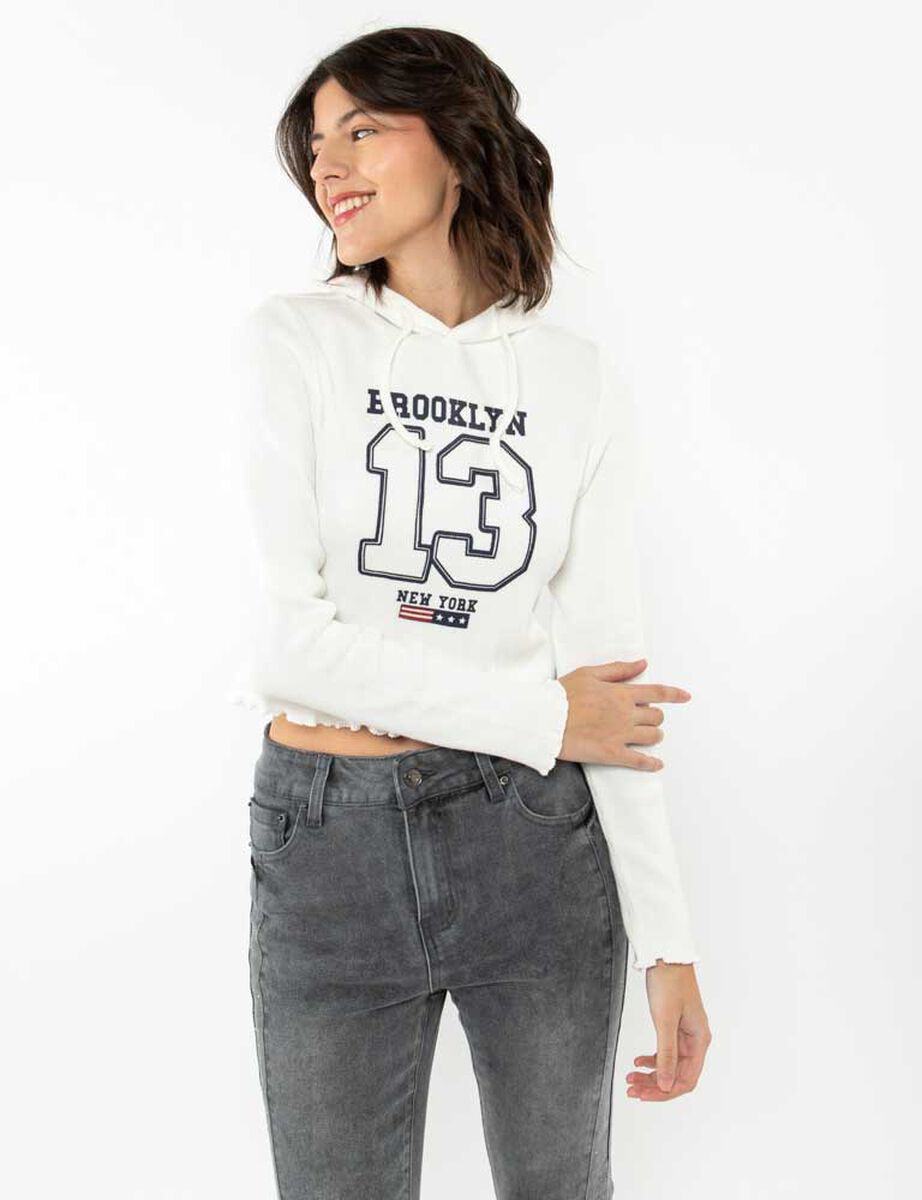 Polerón Crop Mujer Icono