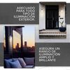 Aplique Led Solar Para Exterior Blanco Pro Outdoor