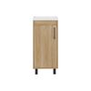 VANITORIO OXFORD 1 PUERTA 86,4X32,5X39,6 CM FRESNO