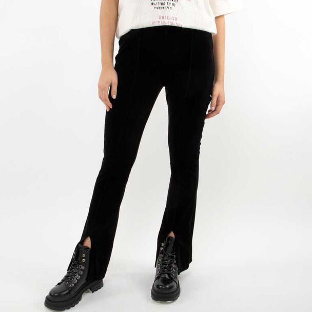 Pantalón Terciopelo Plush Mujer Icono