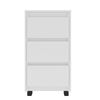 Cómoda Vekkahome Coimbra 3 Cajones Blanco