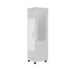 Clóset TuHome Custer con Espejo 1 Puerta Blanco