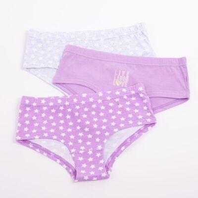 Imagen 1 del producto Calzón de Algodón Niña Mila Morado
