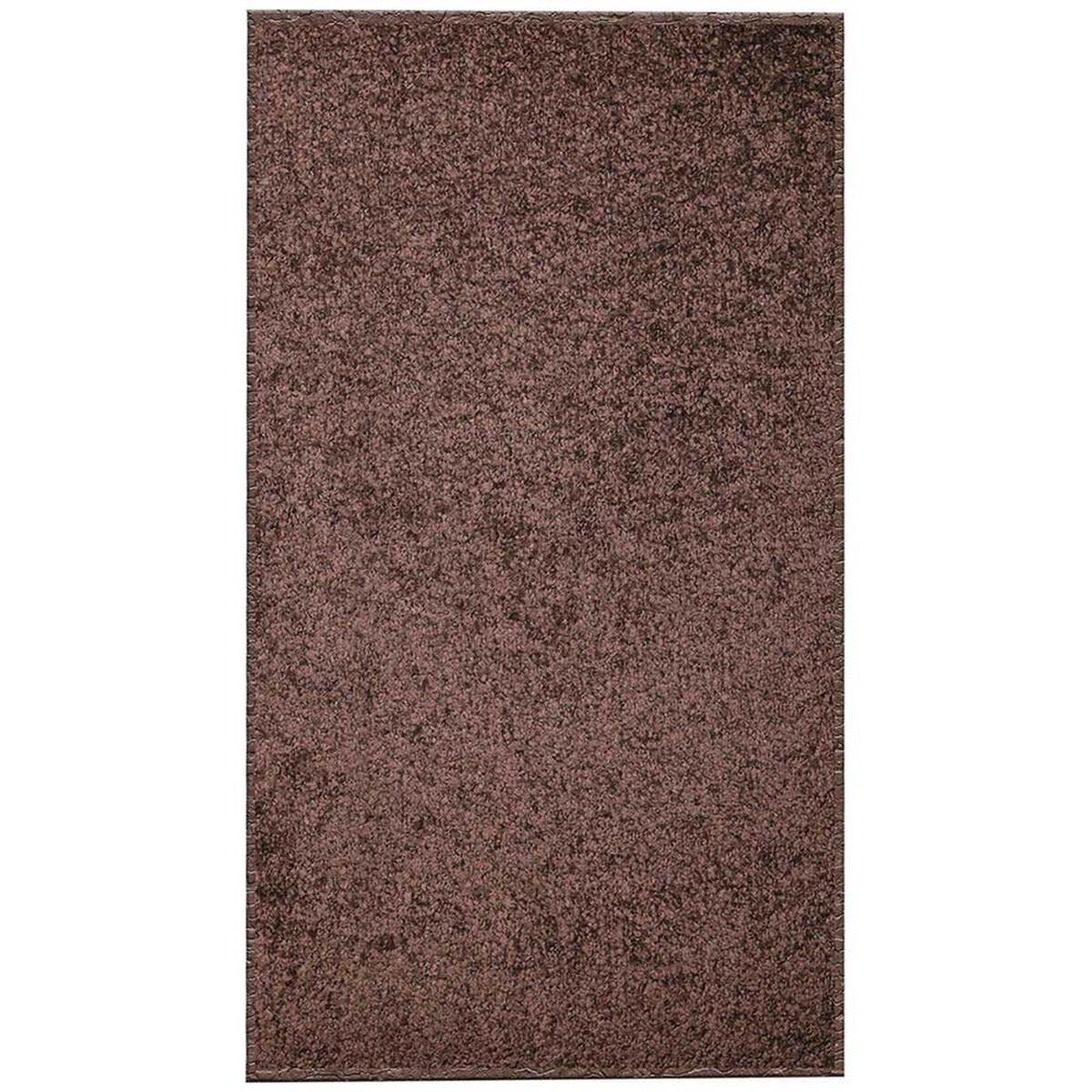 Alfombra Doral Shaggy 200 x 170 cm Caf&eacute;