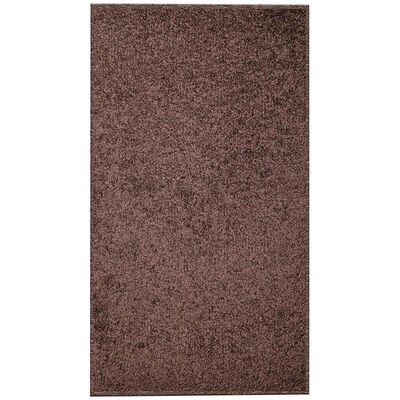 Alfombra Doral Shaggy 200 x 170 cm Caf&eacute;