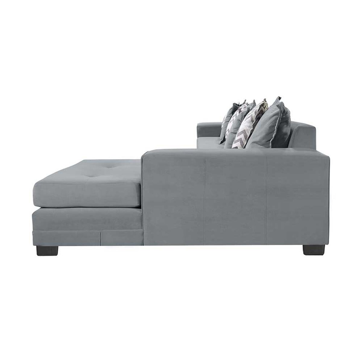 Sof&aacute; Seccional Living Factory Venecia 5 Cuerpos Gris