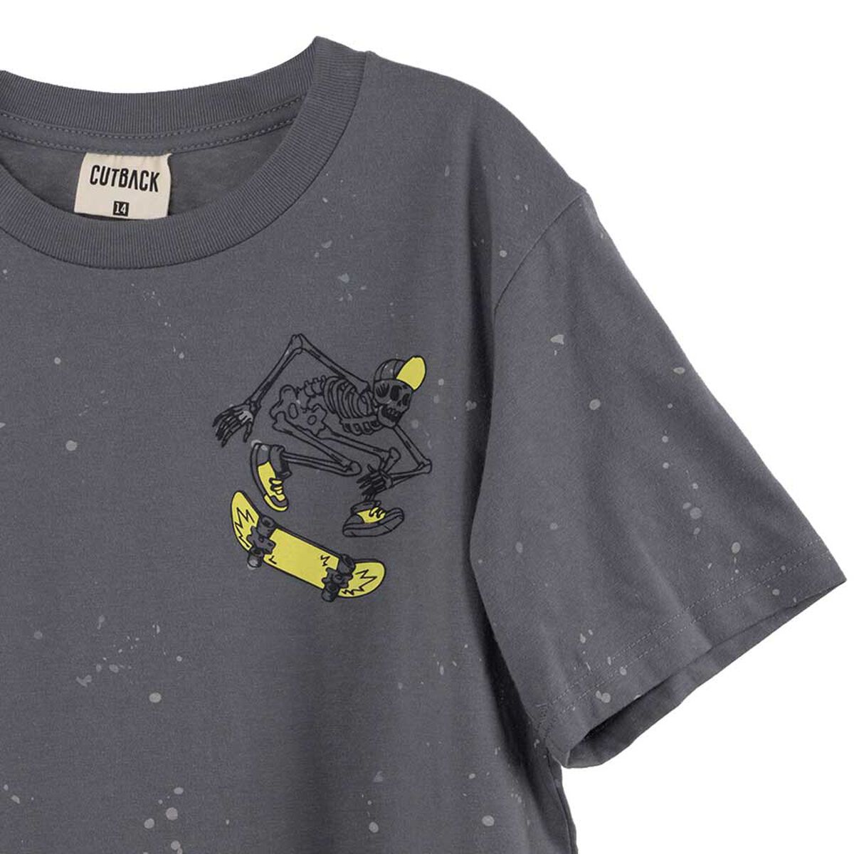 Polera Manga Corta de Algodón Niño Cutback