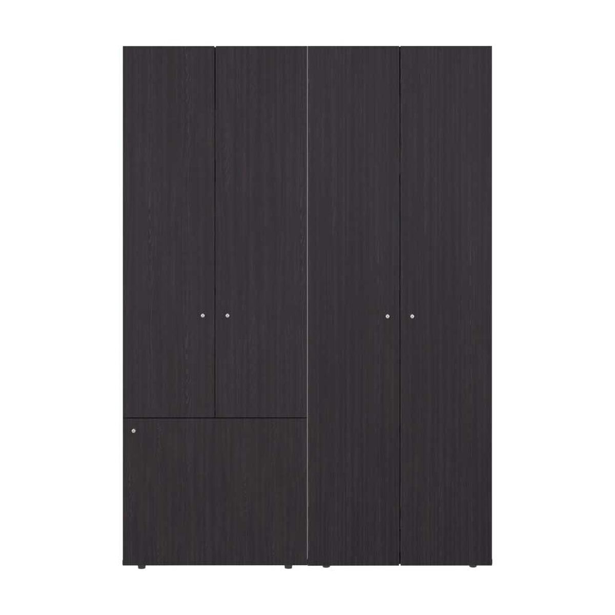 Combo Closet Tuhome 5 Puertas con Colgador Dreams Wengue