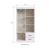 Closet Amuv Closet 4 Puertas Blanco