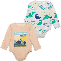 Pack 2 Body Bebo Algodón Chess Baby Camel