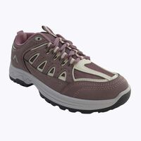 Zapatilla Hiking Mujer Alpinextrem Burdeo, Gris
