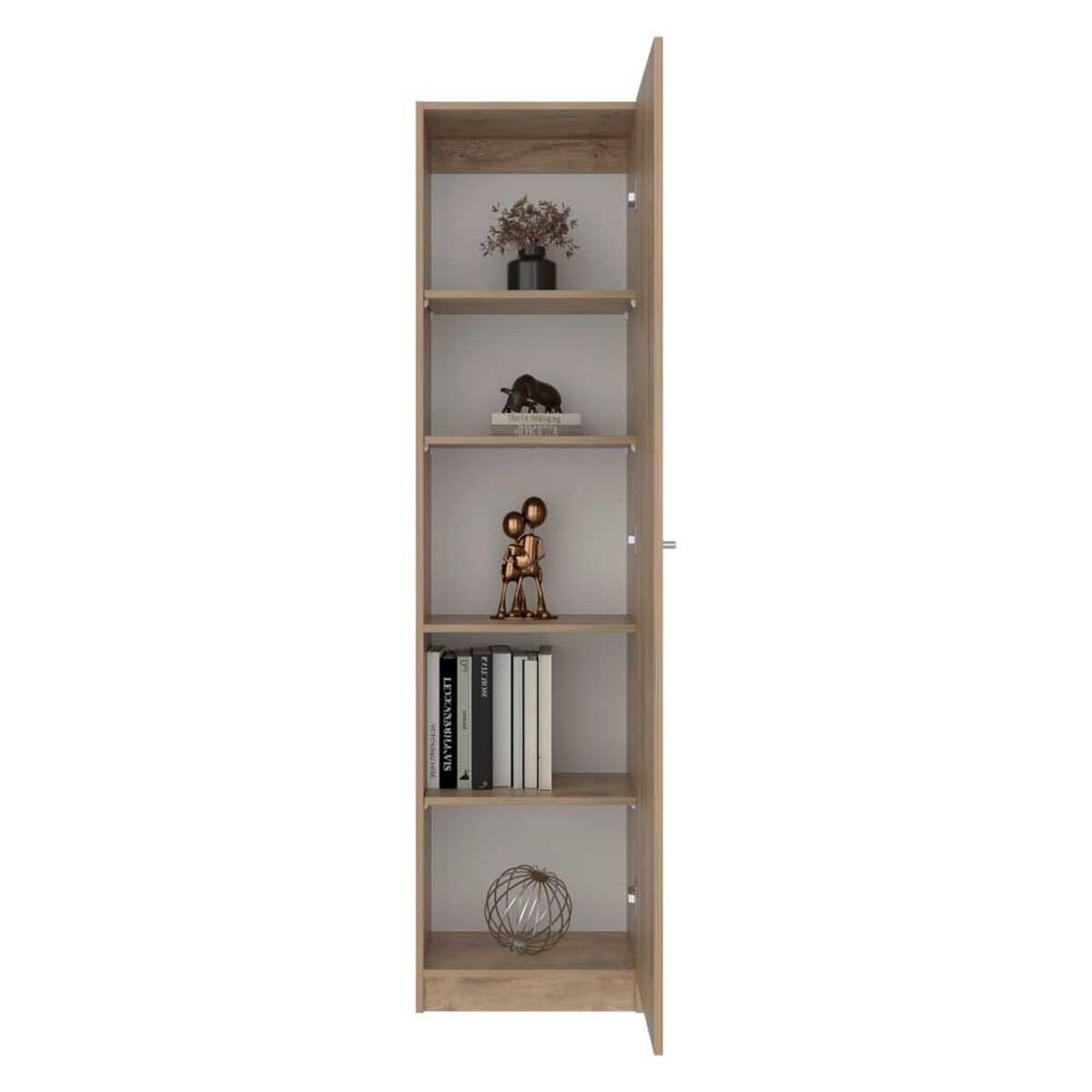 Estante Tuhome Home E5 1 P Macadamia Y Blanco