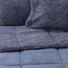 Plumón Melange Suede Zibel King Azul