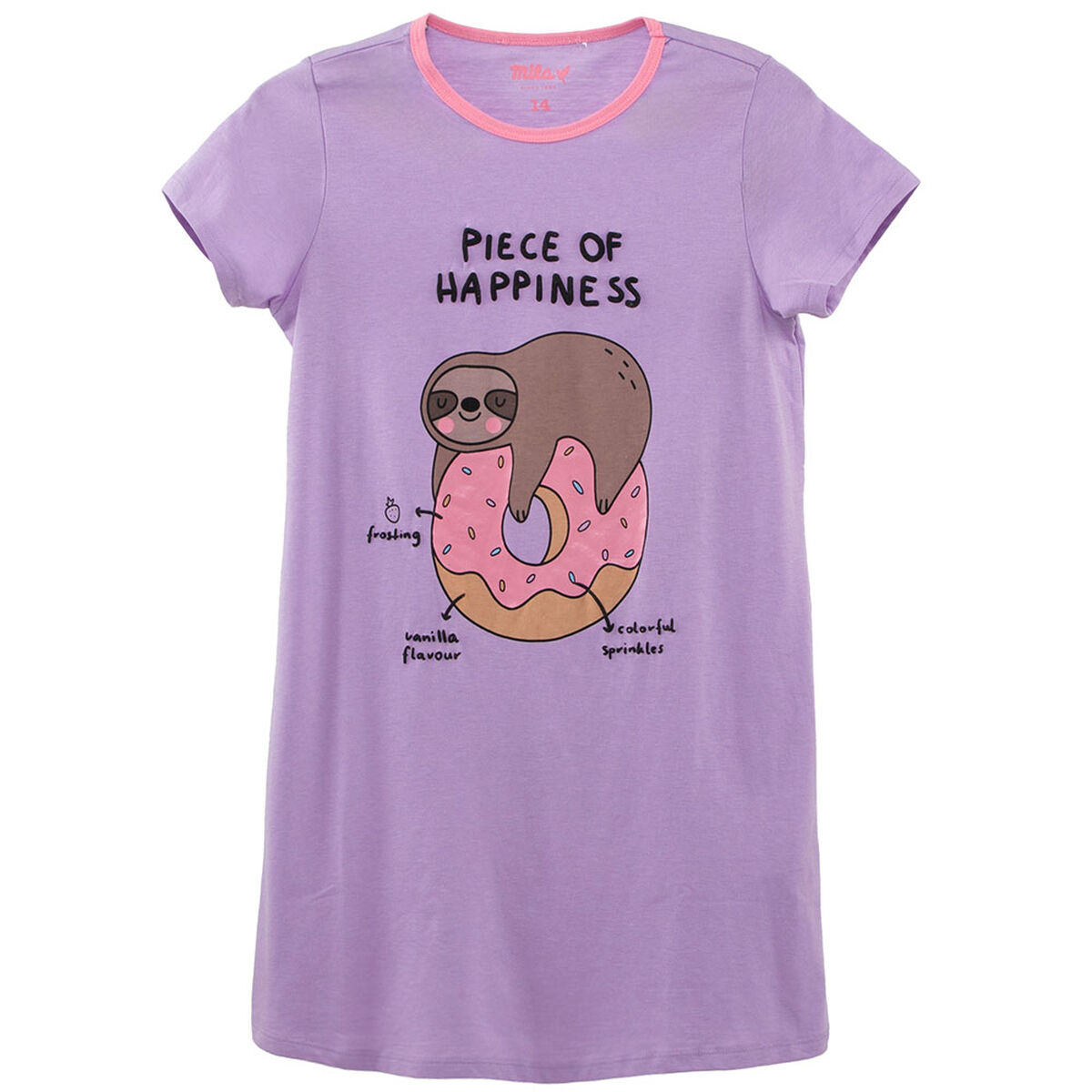 Pijama Camisa de Algodón Niña Mila