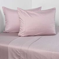 Juego de Sábanas Cannon2 Plazas 600 Hilos Dobby Mauve