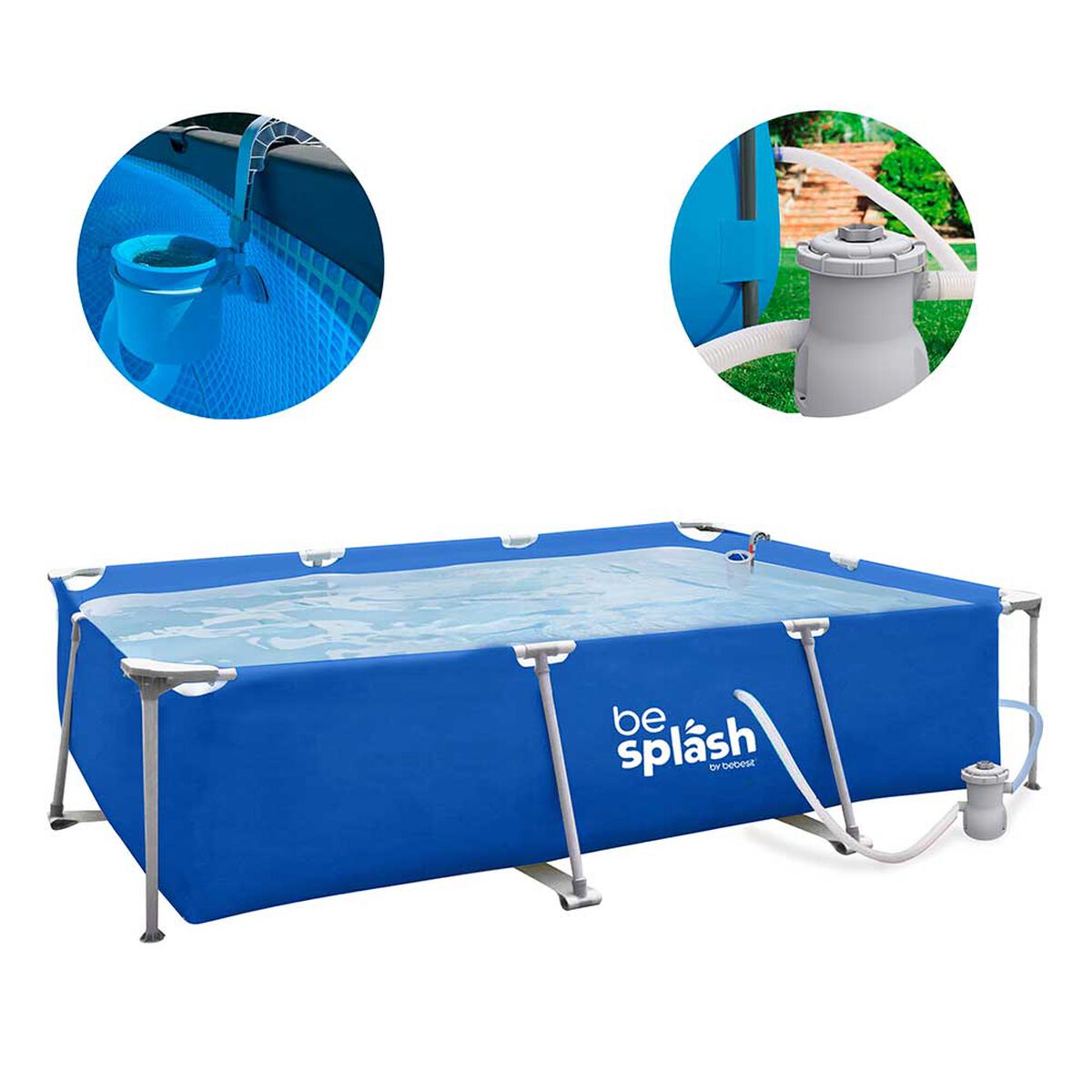 Piscina Rectangular Estructural Be Splash Bebesit