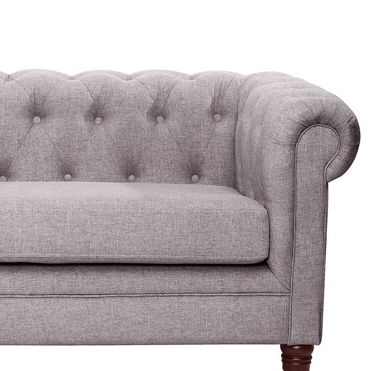 Sofá Latam Home Florencia 3 Cuerpos Gris Claro