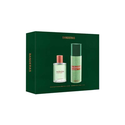 Imagen 2 del producto Set Perfume Antonio Banderas Hombre Mediterráneo Eau de Toilette 100 ml + 24h Desodorante Spray 150 ml