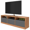 Rack TV Vekkahome Atlas Hasta 70" Caf&eacute;