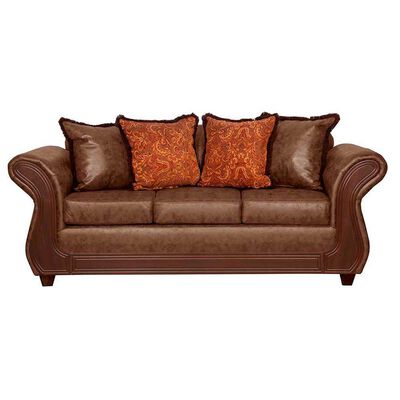 Imagen 1 del producto Sofá Black Factory Palermo 3 Cuerpos Café