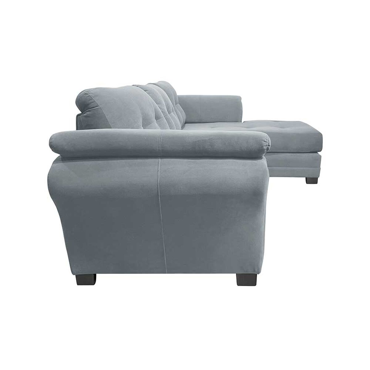 Sof&aacute; Seccional Living Factory Samy 4 Cuerpos Gris