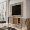 Rack TV Cronos Altavision Hasta 60" Café Gris Perla