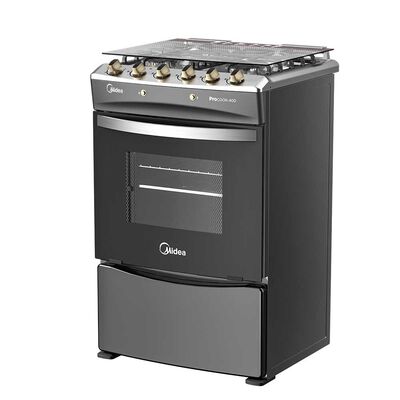 Imagen 2 del producto Cocina a Gas Midea MCG-4QPI24NSCG 4 Quemadores