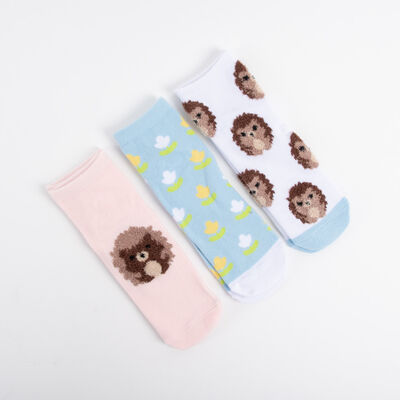 Imagen 2 del producto Pack 3 Calcetines Corto Mujer Icono Surtido