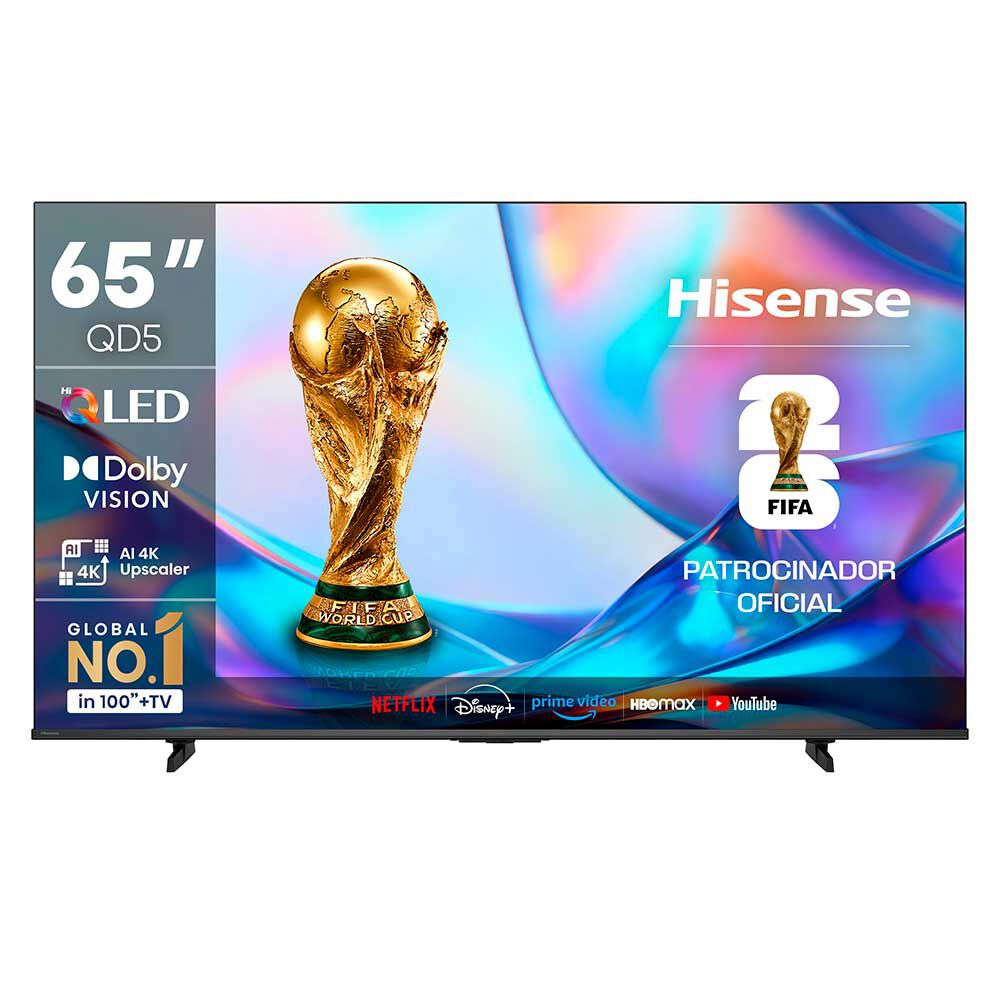 Smart TV QLED 65" Hisense 4K VIDAA 65QD5SV