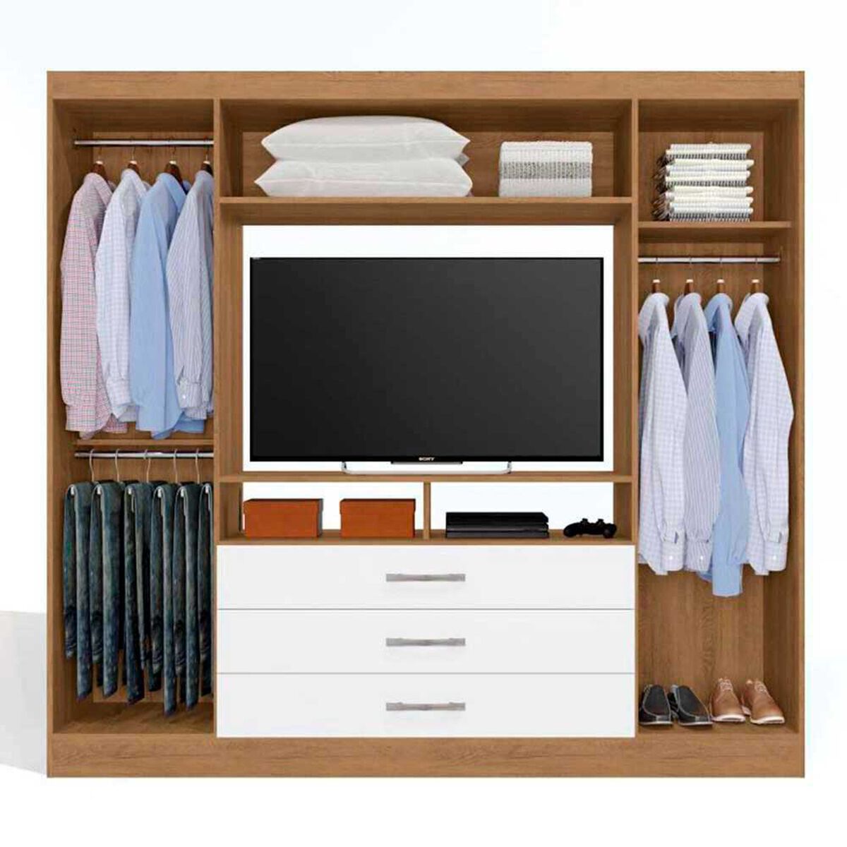 Cl&oacute;set Yardas G584 2 Puertas 3 Cajones