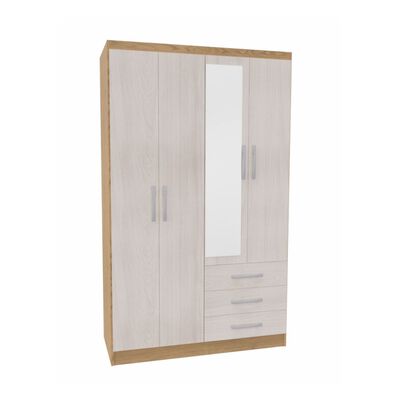 Clóset S484 4 Puertas 3 Cajones
