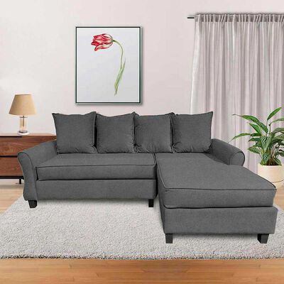 Imagen 1 del producto Sofá Seccional Derecho Living Factory Barcelo 3 Cuerpos Gris