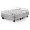 Juegos de Dormitorio Cama Europea Cannon Hybrid Cloud Súper King + 2 Almohadas