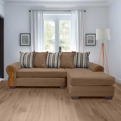 Sofá Seccional Living Factory Arizona 4 Cuerpos Beige