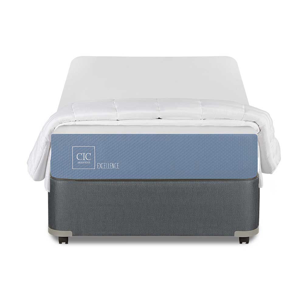 Cama Americana CIC 1 Plaza Excellence + Plumón