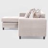 Sofá Seccional Izquierdo Living Factory Milan 3 Cuerpos Beige