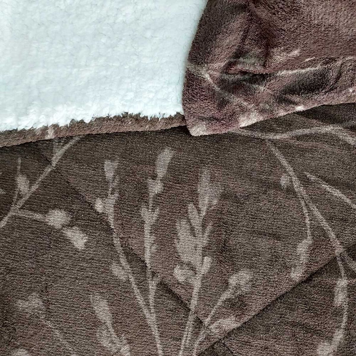 Plumón Coral Estampado Illusions 1,5 Plazas Colville